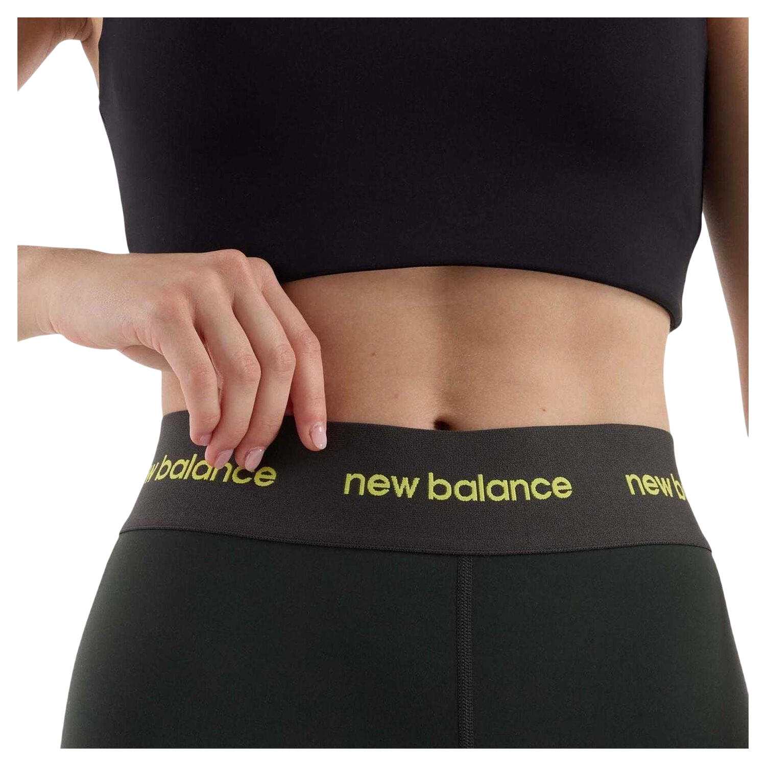 Pantacollant Alta Aderente Donna New Balance Nero 3/3