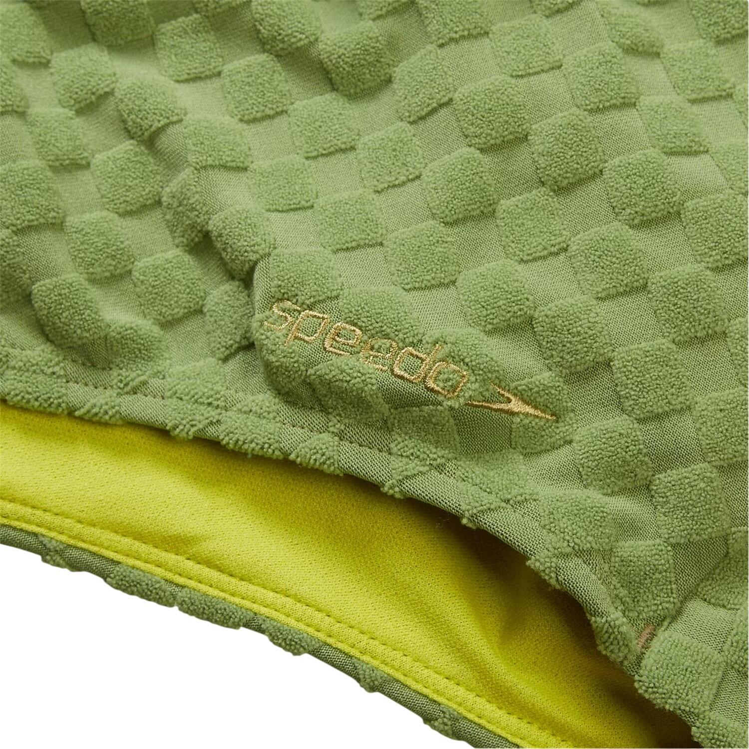 Maillot De Bain 1 Pièce Motif/style Damier Femme (Vert À Carreaux) 3/3