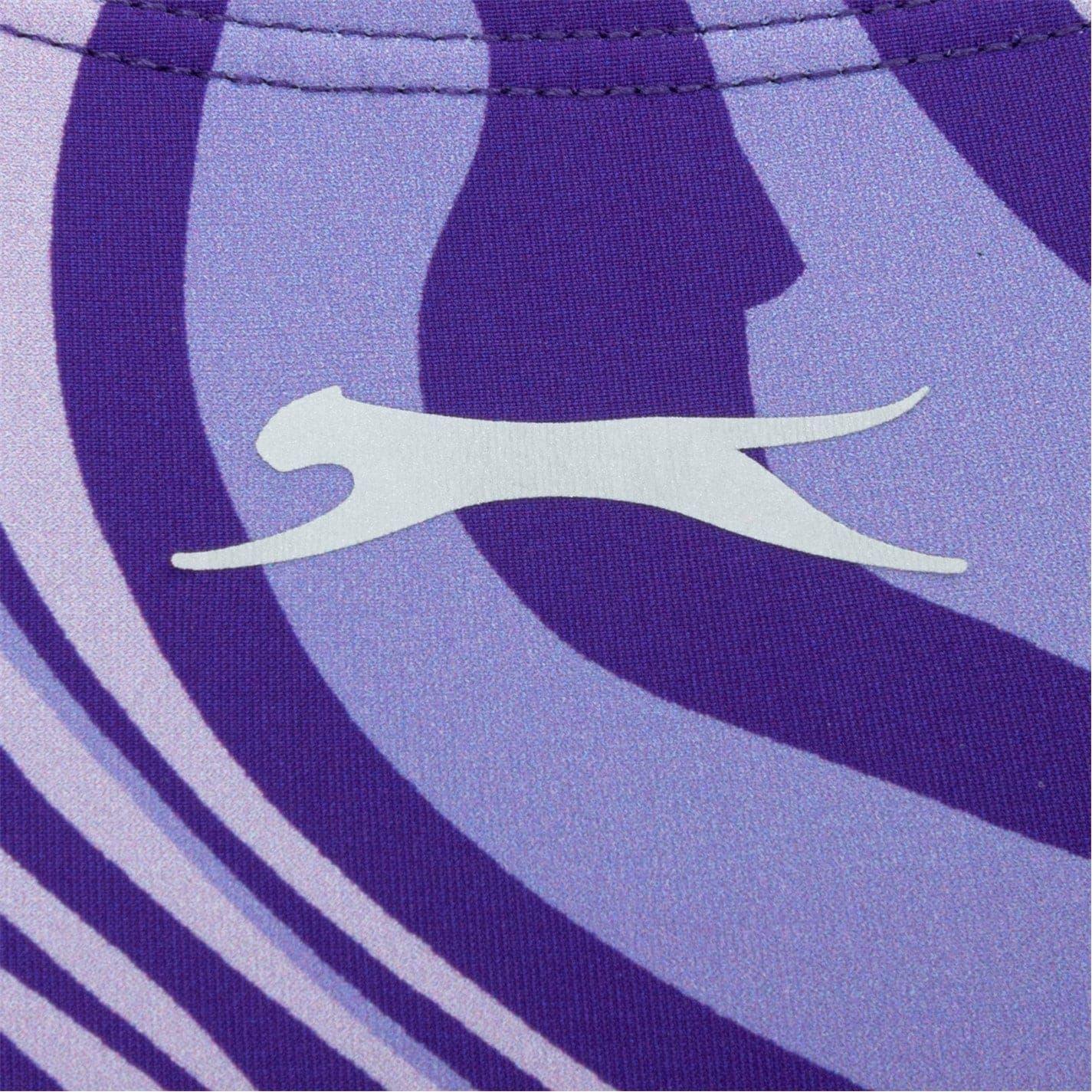 Maillot De Bain 1 Pièce Motif/style Ondulé Femme (Violet) 4/4