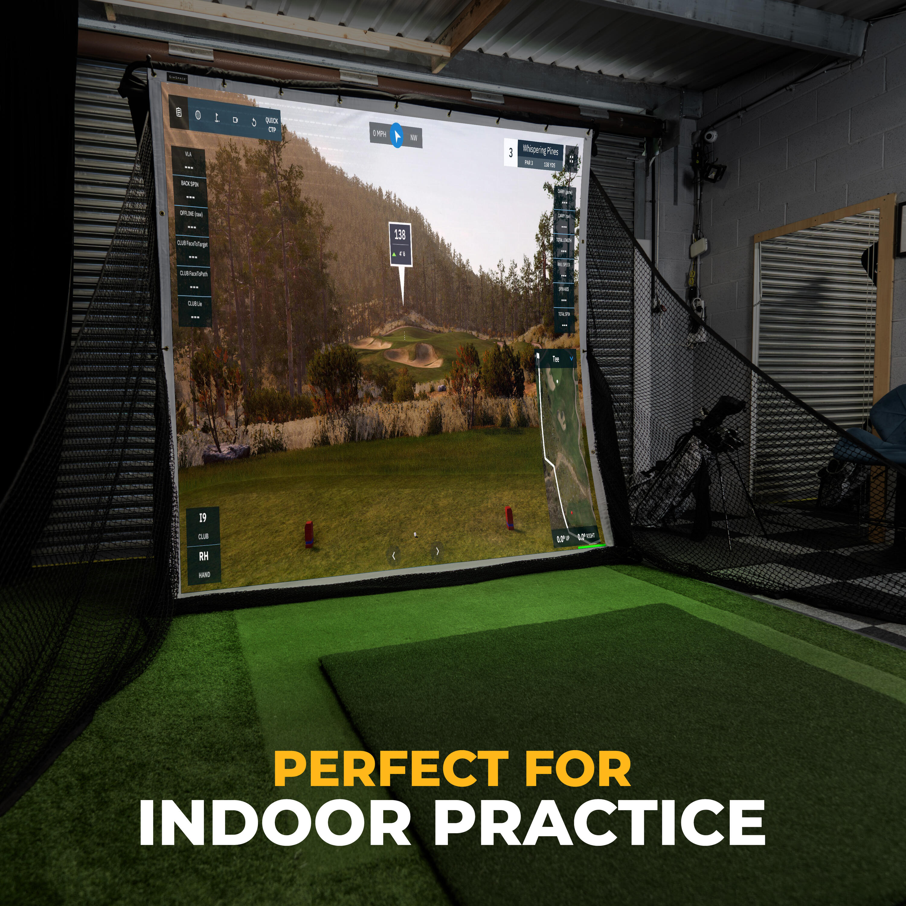 Écran d’impact pour filet de golf de luxe - 2,4 x 2,5 m 7/7
