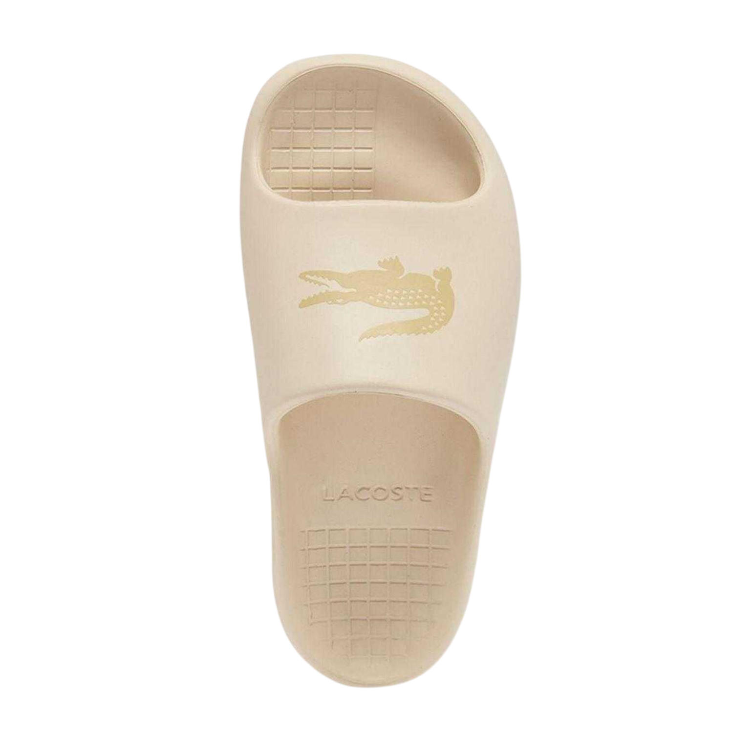 Sliders Coccodrillo VacanzaUomo Lacoste Serve Bianco Spento 3/4