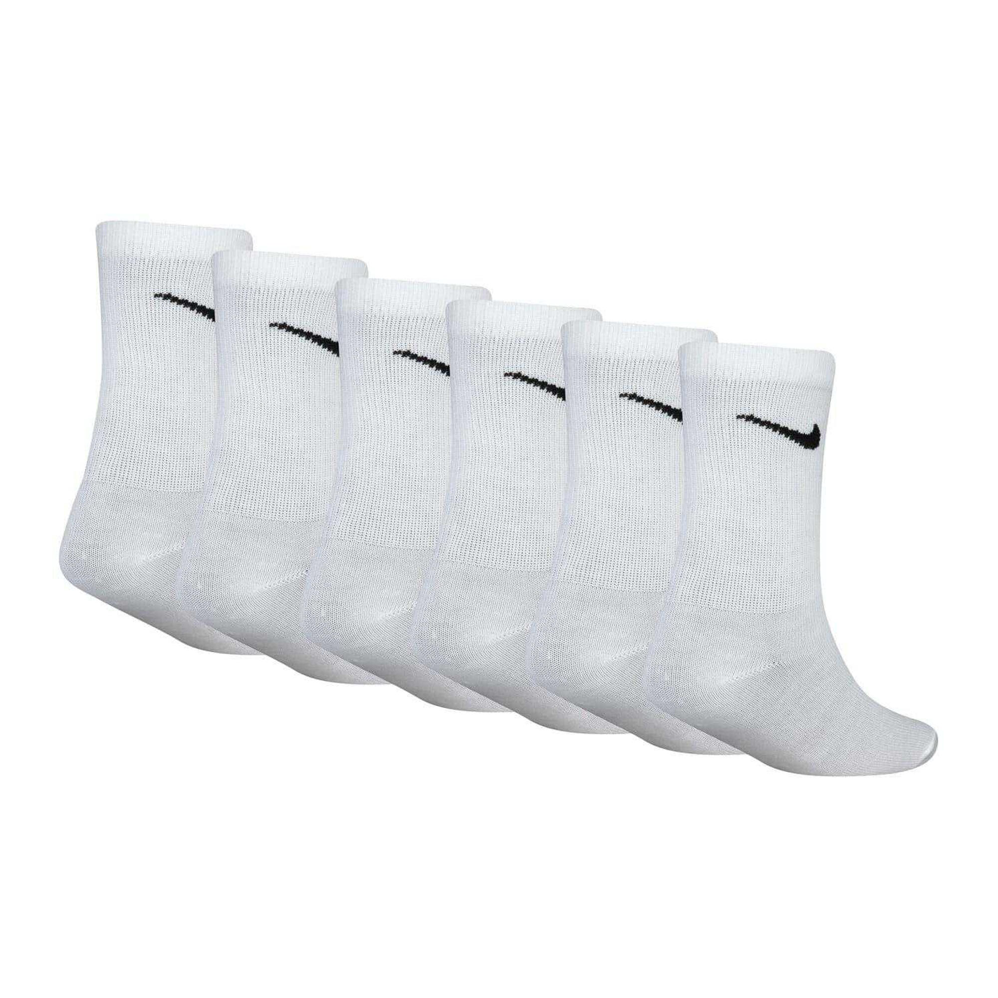 Kinderkorte sokken met logo (set van 6) (Wit) 2/2