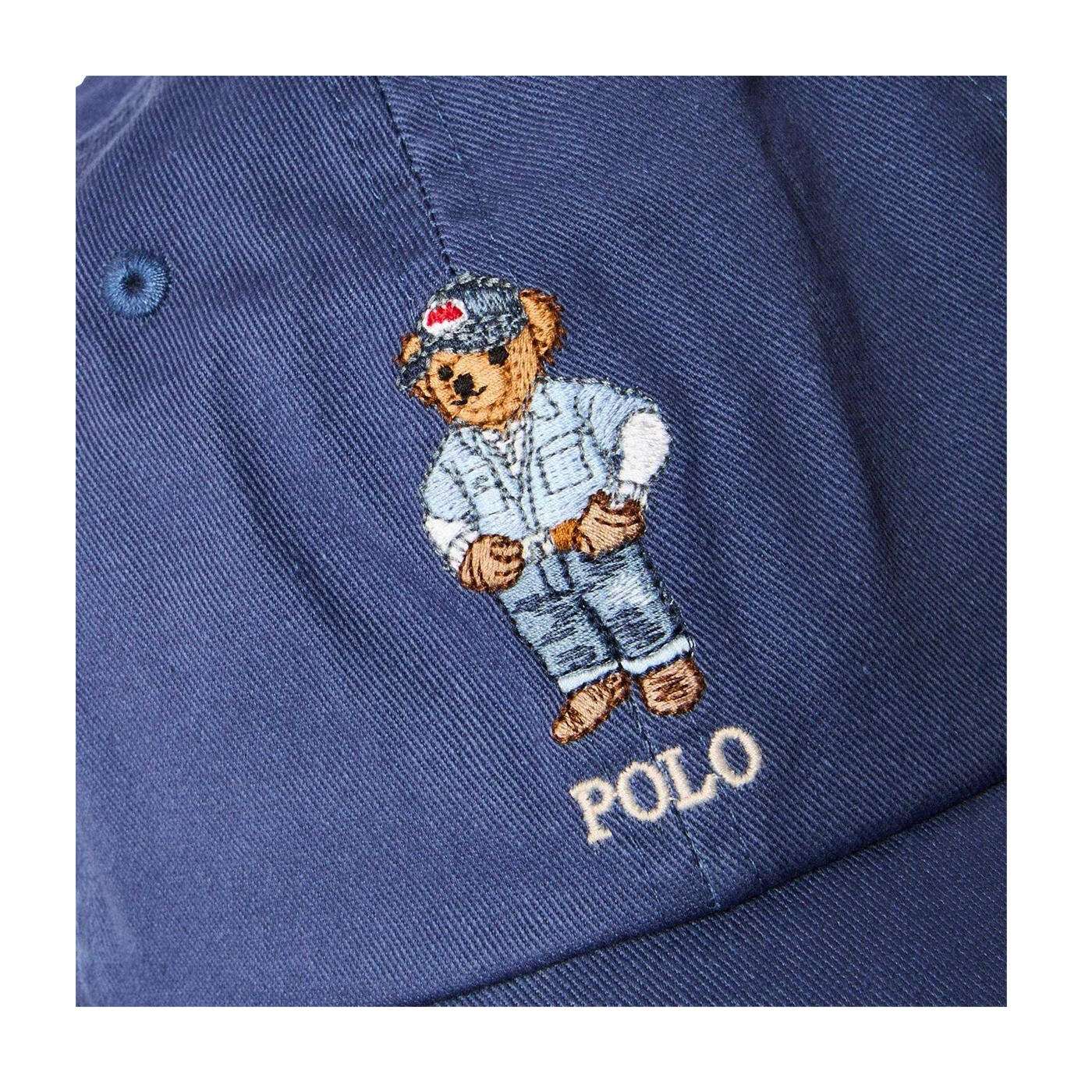 Polo Bear Baseball Cap (Light Navy) 3/3