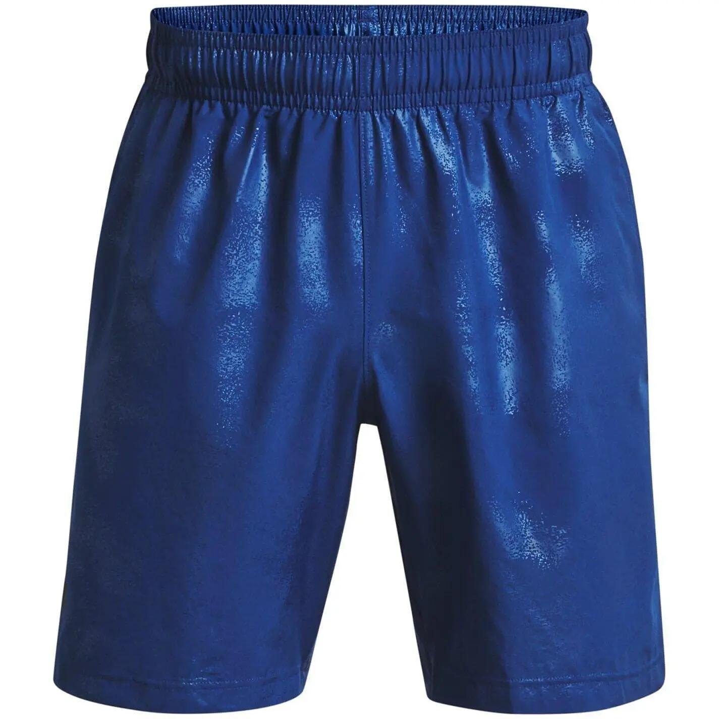 Mens Performance Athletic Workout Shorts (Blue) 2/4