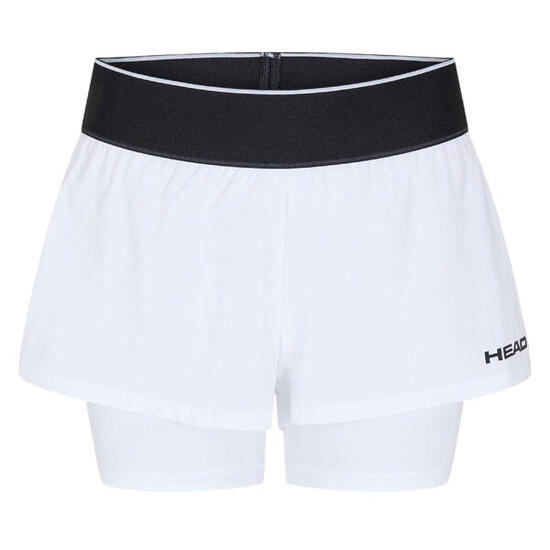 Short Tennis DYNAMIC Femme (Blanc)