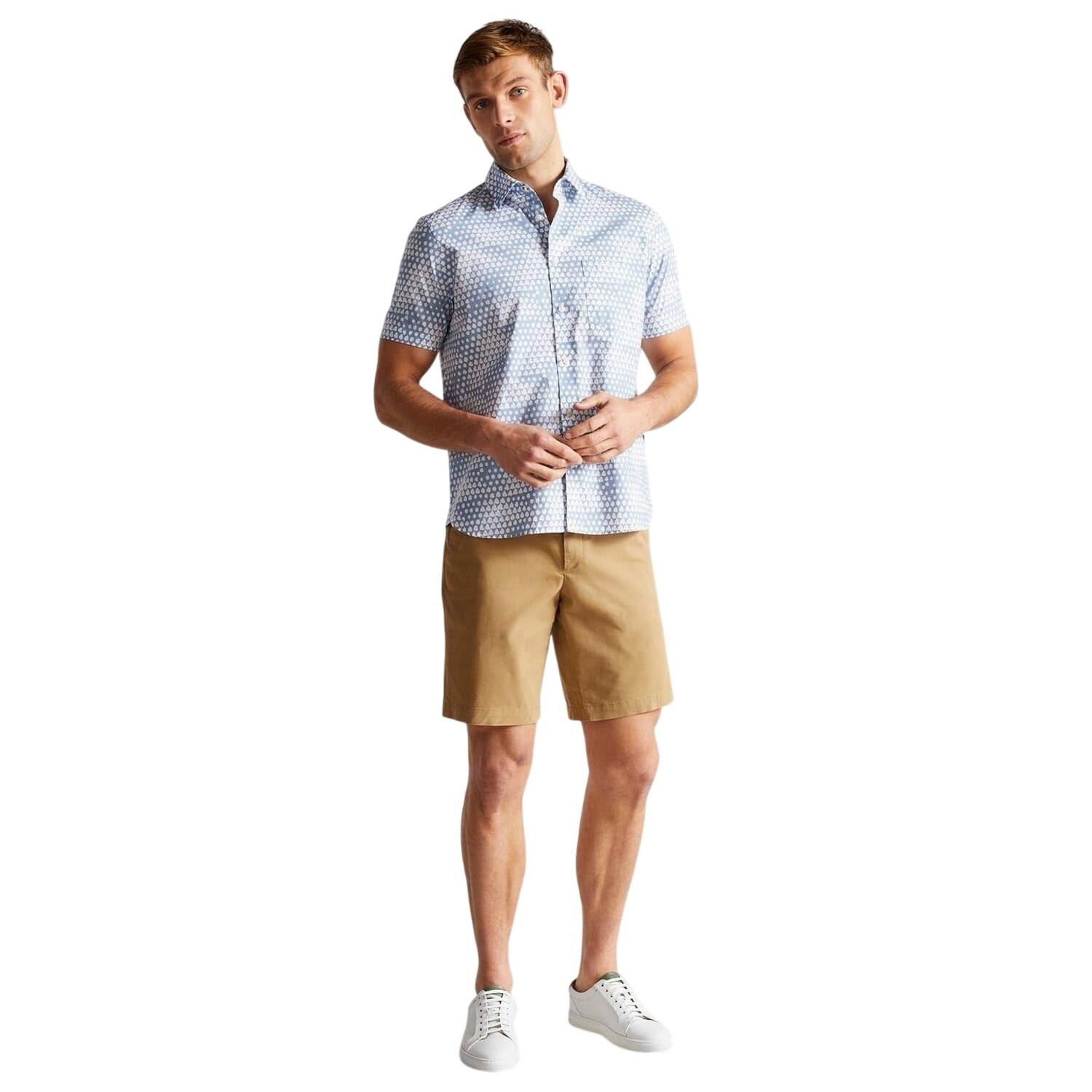 Chino Kurze Hose für Herren Hellbraun 4/4