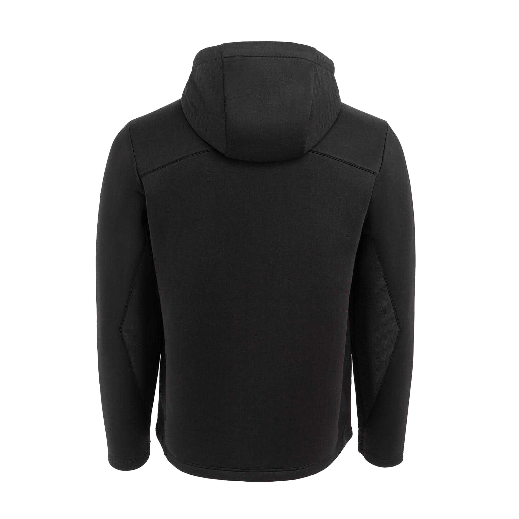 Mens Hybrid Fleece Jacket (Black) 2/3