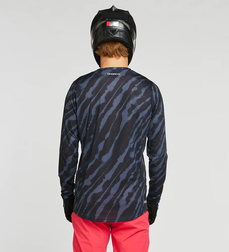 Dharco Race Jet Stream Long Sleeve Jersey Grey/Black 3/6
