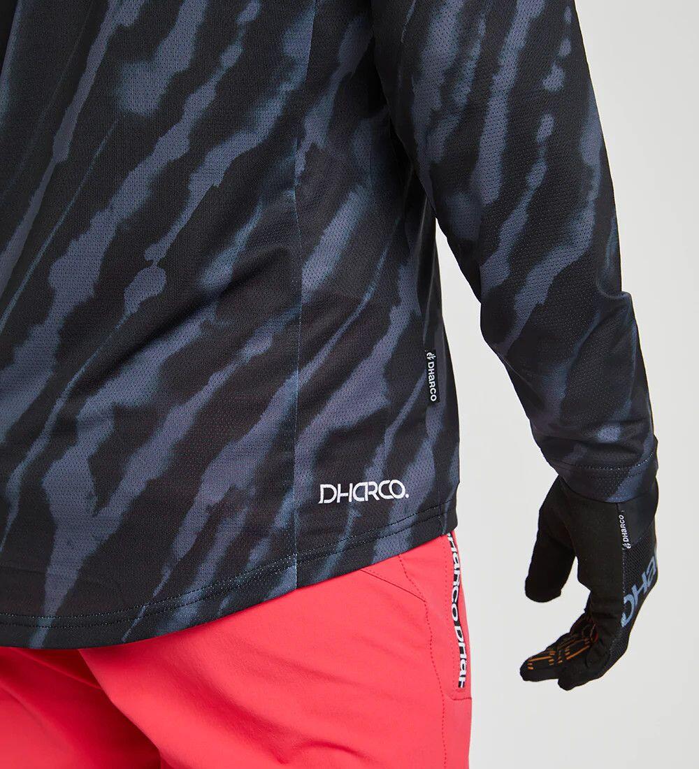 Dharco Race Jet Stream Long Sleeve Jersey Grey/Black 5/6