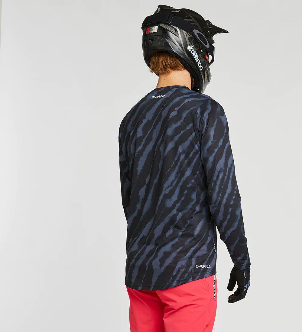 Dharco Race Jet Stream Long Sleeve Jersey Grey/Black 4/6