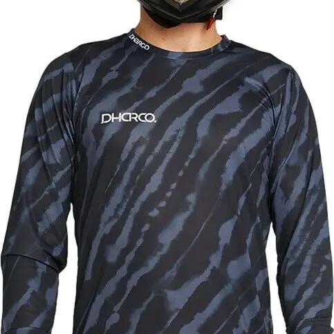 Dharco Race Jet Stream Long Sleeve Jersey Grey/Black