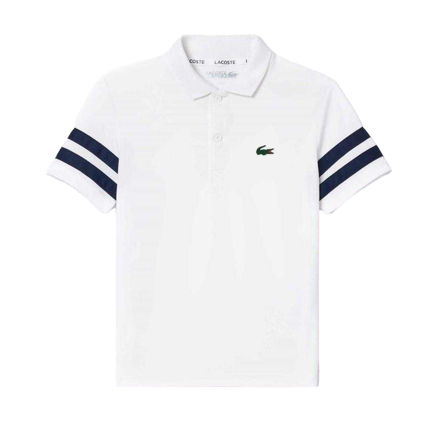 Poloshirt für Kinder Weiß/Marine 1/3