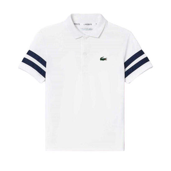 Poloshirt für Kinder Weiß/Marine