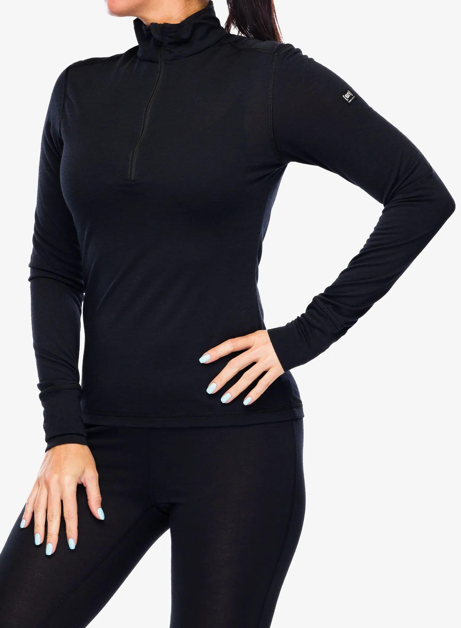 Bluza termoaktywna damska Super.natural Tundra 175 Zip 1/4 3/7
