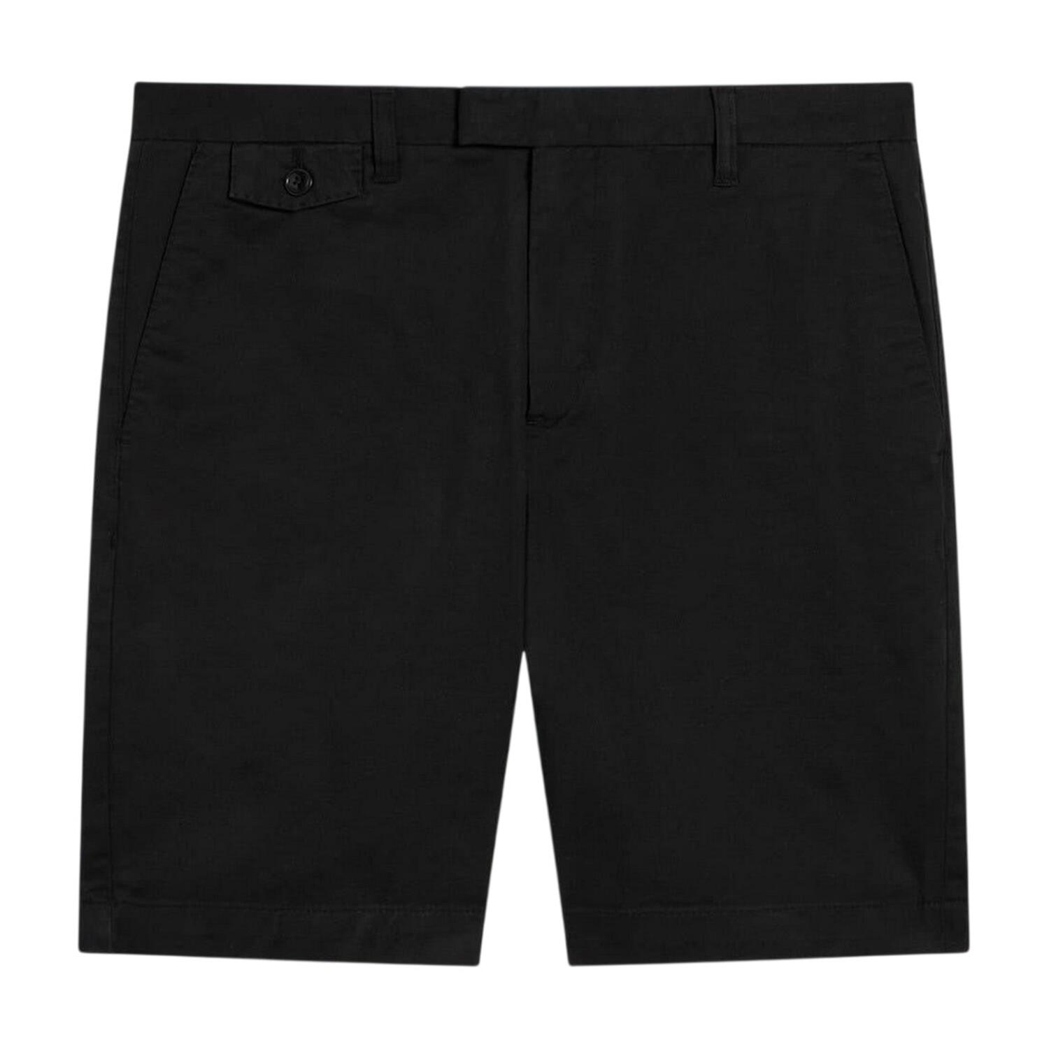 Chino Kurze Hose für Herren Schwarz 2/4