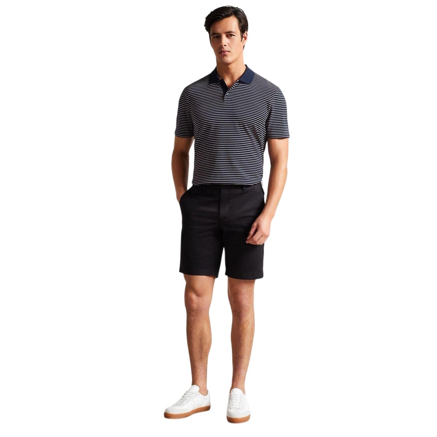 Chino Kurze Hose für Herren Schwarz 4/4