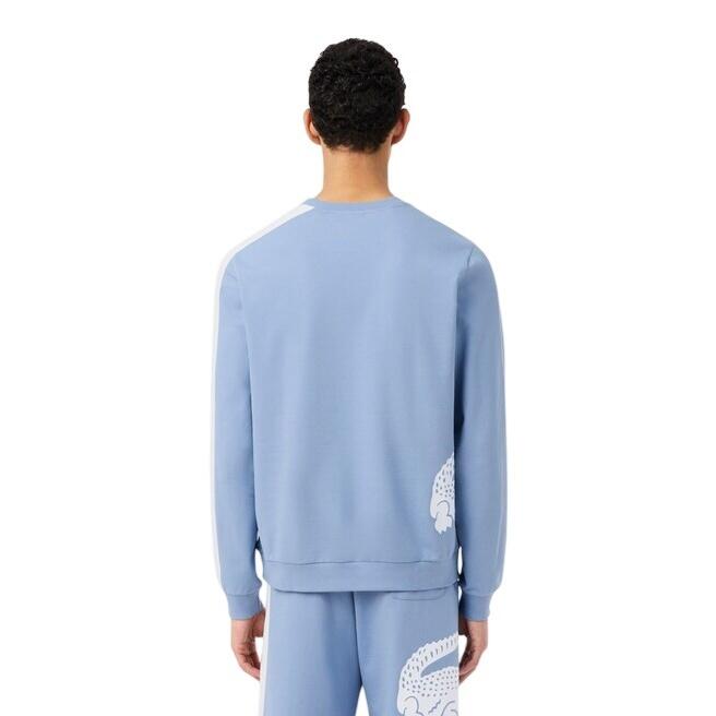 Sweatshirt für , Logo, Fleece, Für die Freizeit, Langärmlig Herren Blau 3/4