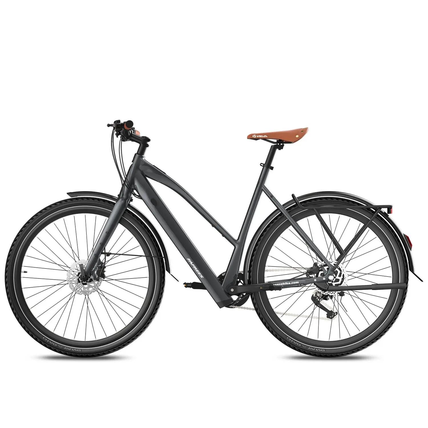 Bicicleta elétrica para adulto F700W, motor 250W, bateria 36V 10Ah, máx 25km/h 2/7
