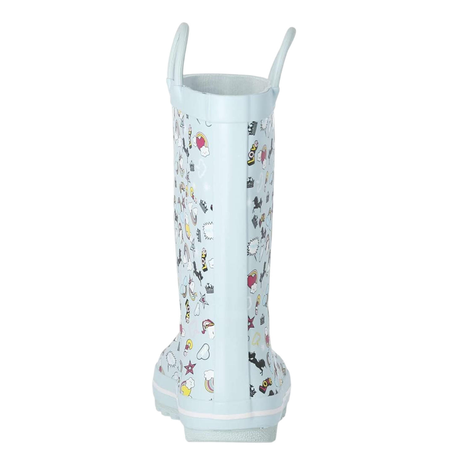 "Starryton" Einhorn Gummistiefel für Kinder Minzgrün 2/5
