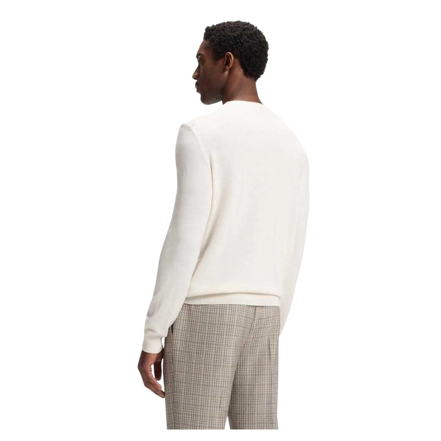 Pull Motif/style Logo Homme (Blanc) 3/4