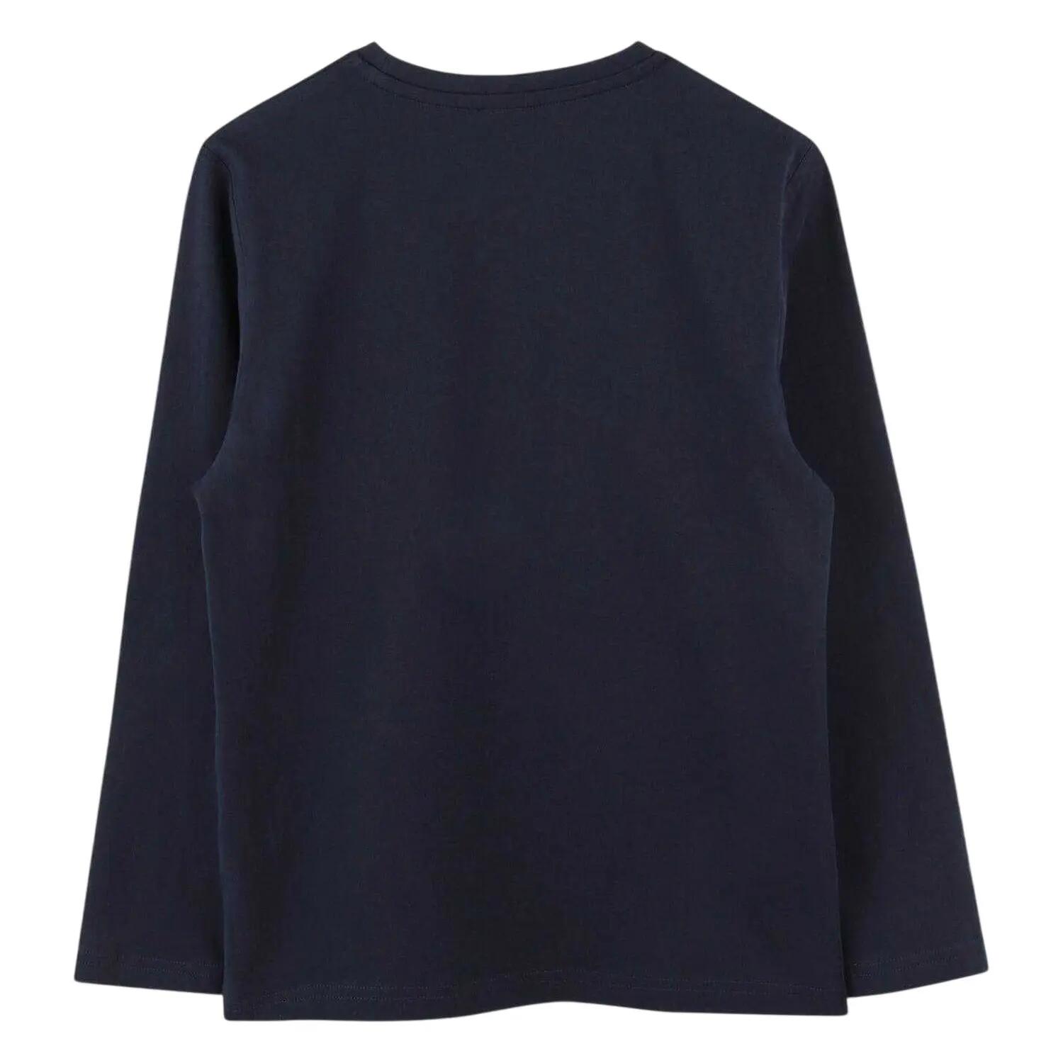 Boys Logo LongSleeved TShirt (Navy) 2/2
