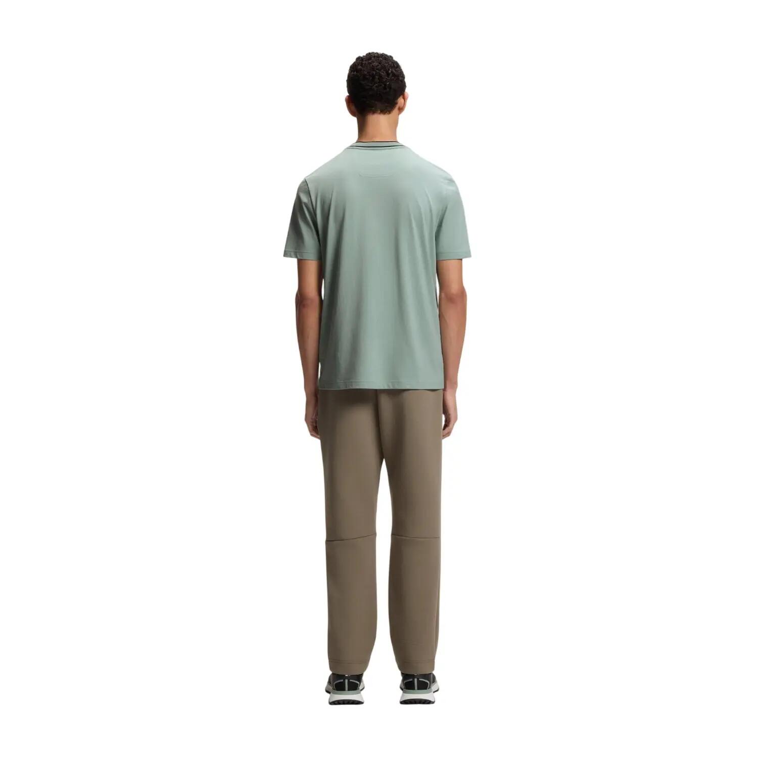 Mens Crew Neck Regular TShirt (Green) 2/3