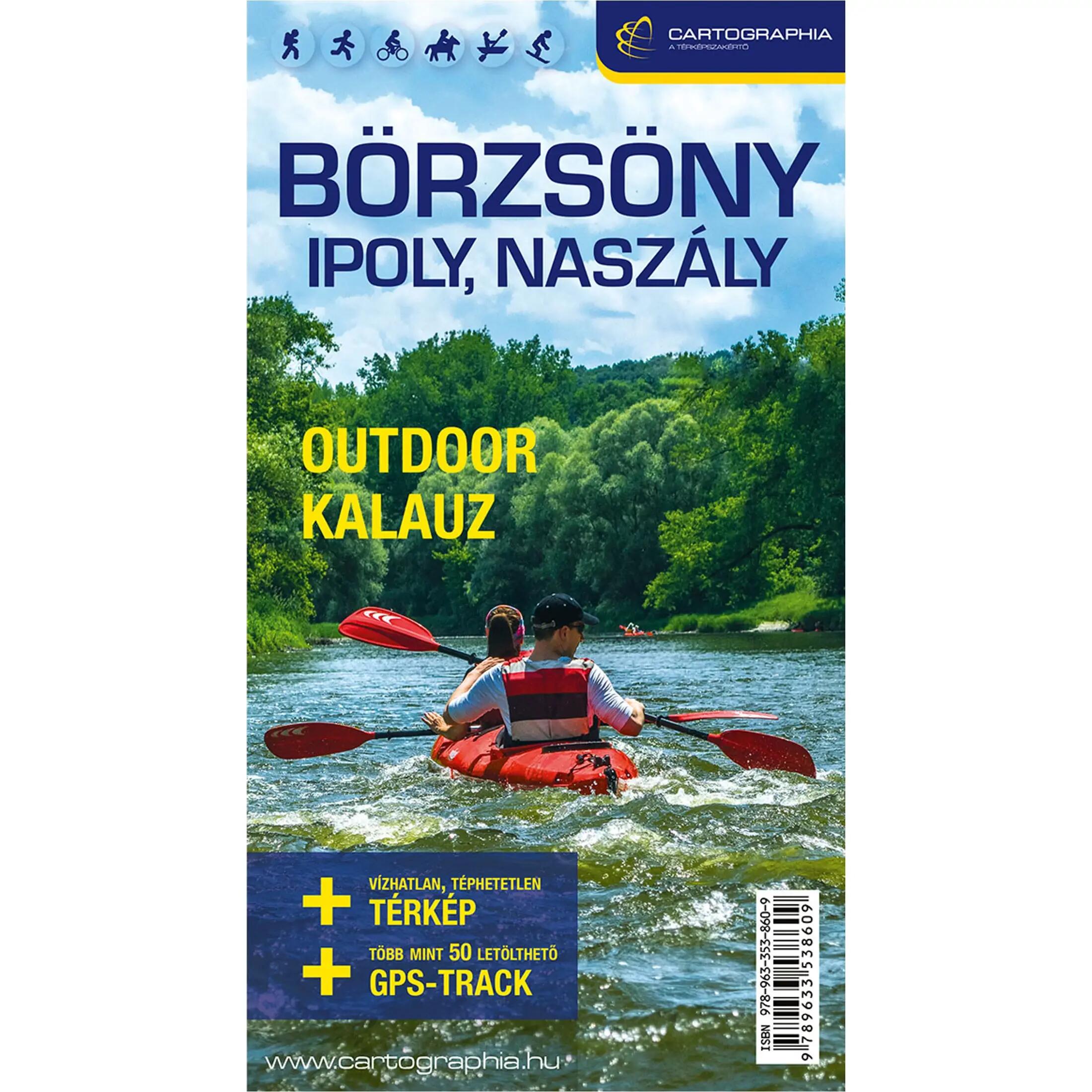 Börzsöny, Ipoly, Naszály 4in1 outdoor kalauz + turista- és kerékpáros térkép 2/6