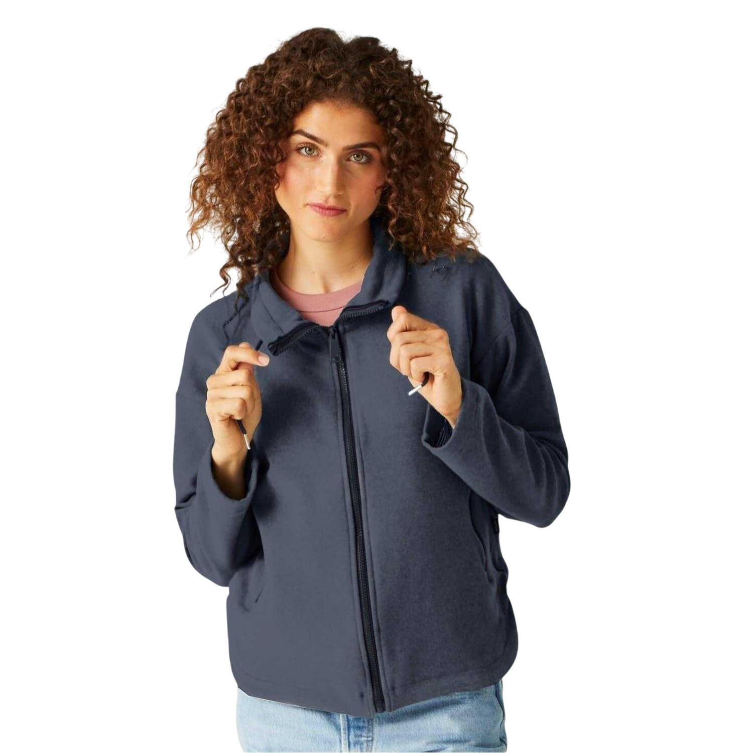 Felpa Vestibilità Rilassata Cerniera Su Intera Lunghezza Donna Regatta Ashlynn 3/4