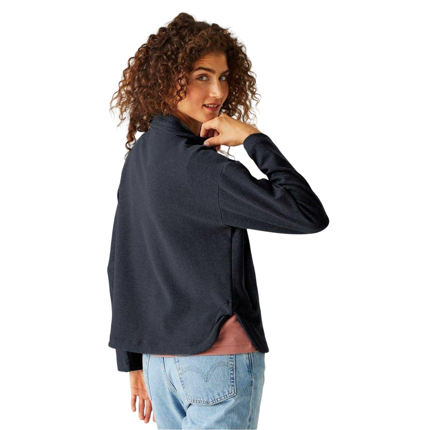 Felpa Vestibilità Rilassata Cerniera Su Intera Lunghezza Donna Regatta Ashlynn 2/4