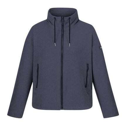 Veste Unie À Col Montant ASHLYNN Femme (Bleu Marine)