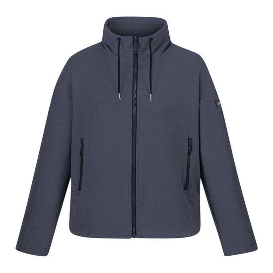 Veste Unie À Col Montant ASHLYNN Femme (Bleu Marine)