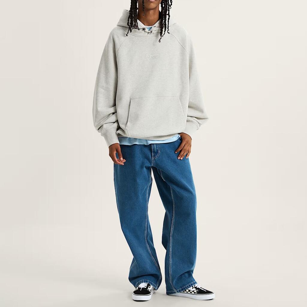Bluza polarowa VANS LX PREMIUM HOODIE FLEE Szary 4/5