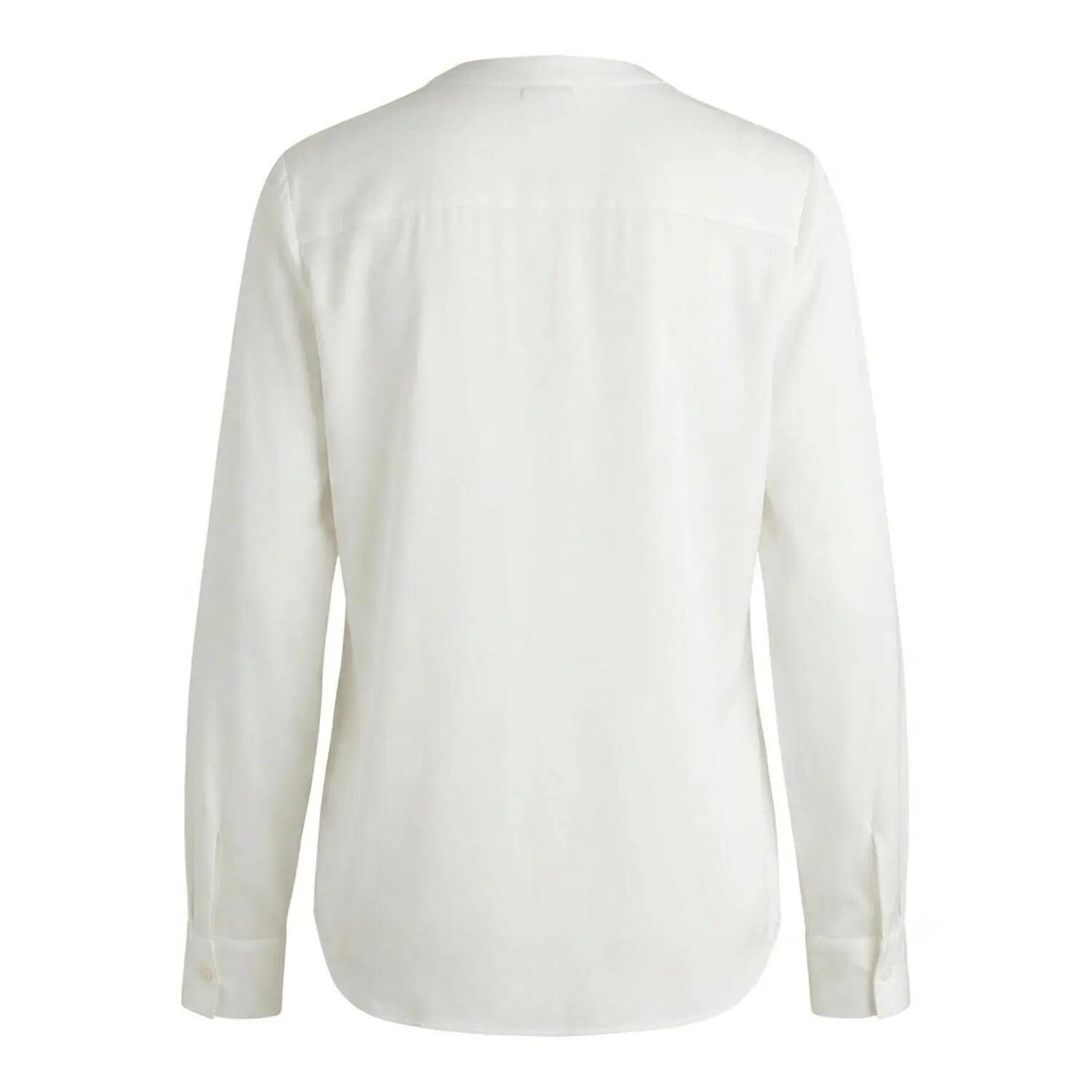 Blouse Manches Longues Femme (Blanc) 2/2