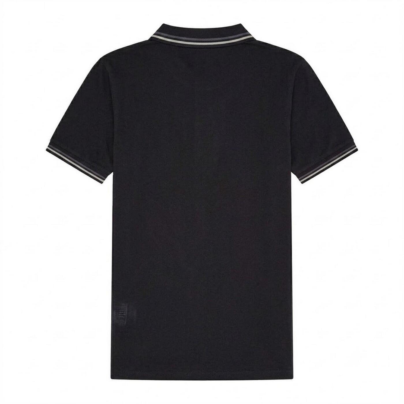 "Rooks" Poloshirt für Herren Schwarz/Grau 2/2