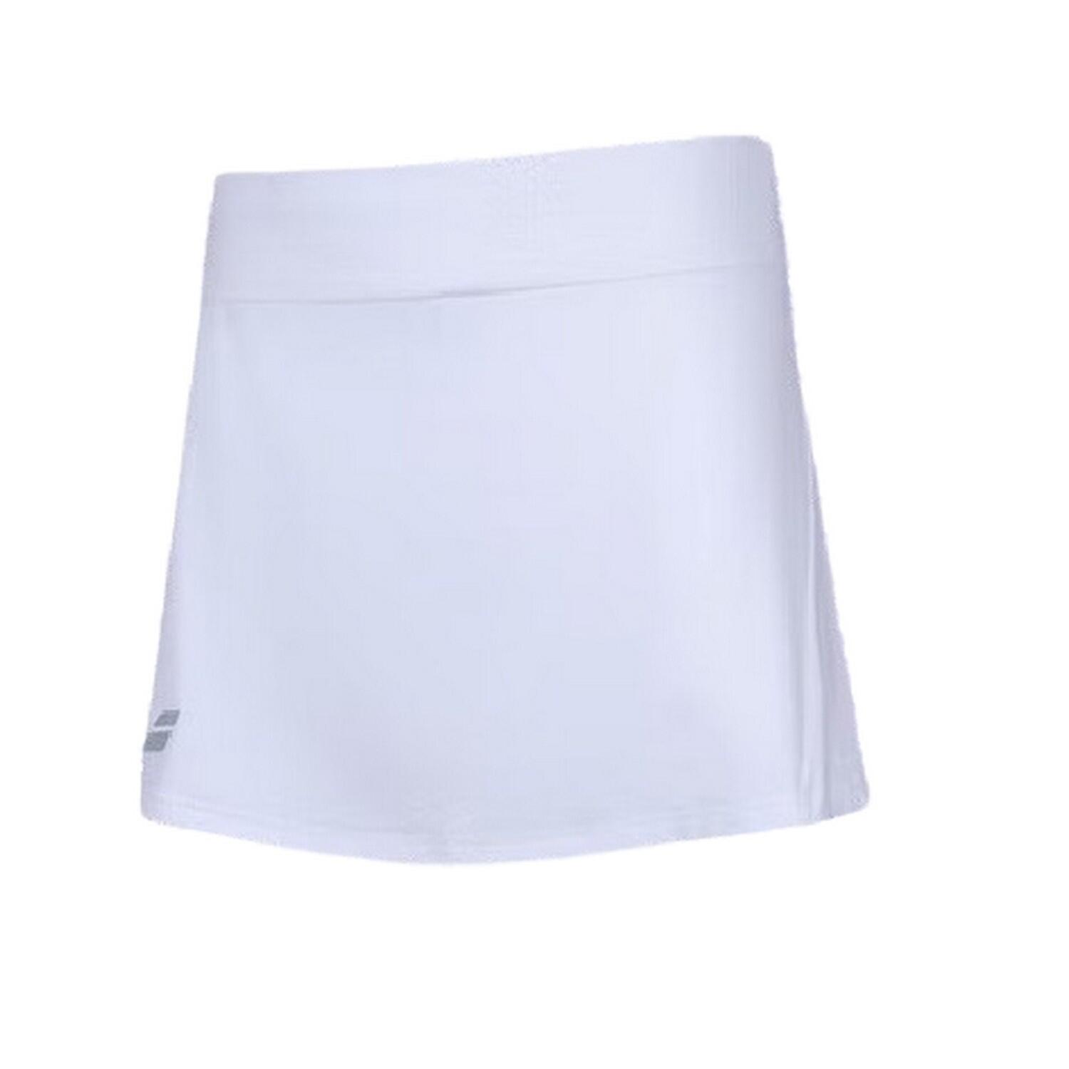 Womens/Ladies Logo Skirt (White) 3/3