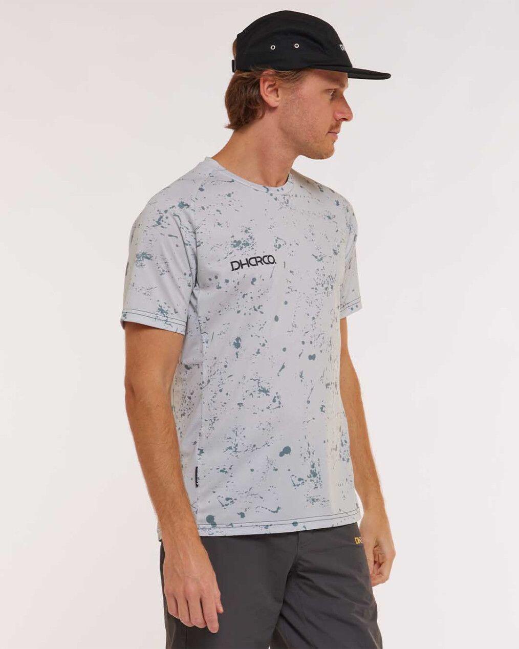Dharco Short Sleeve Jersey Grijs/Groen 2/7