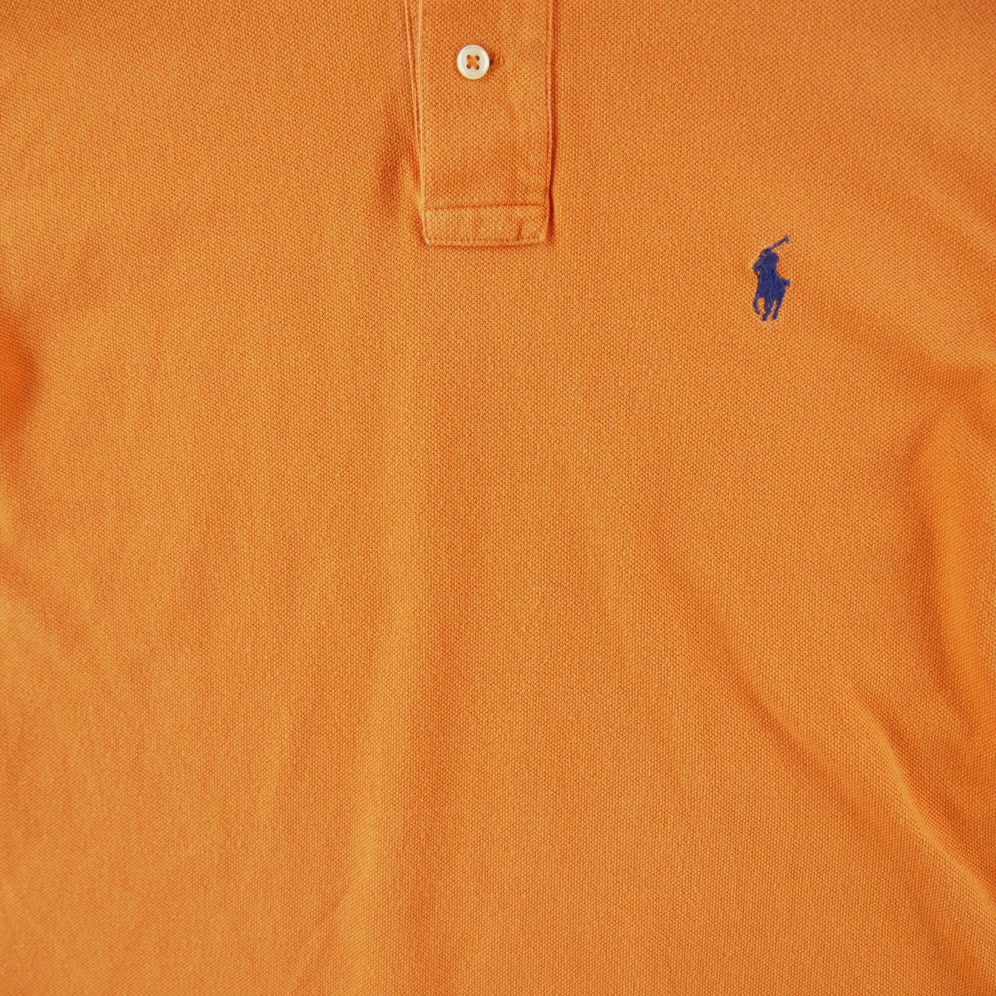 Segunda vida - Polo de mangas compridas masculino Custom Fit - Em bom estado 3/7