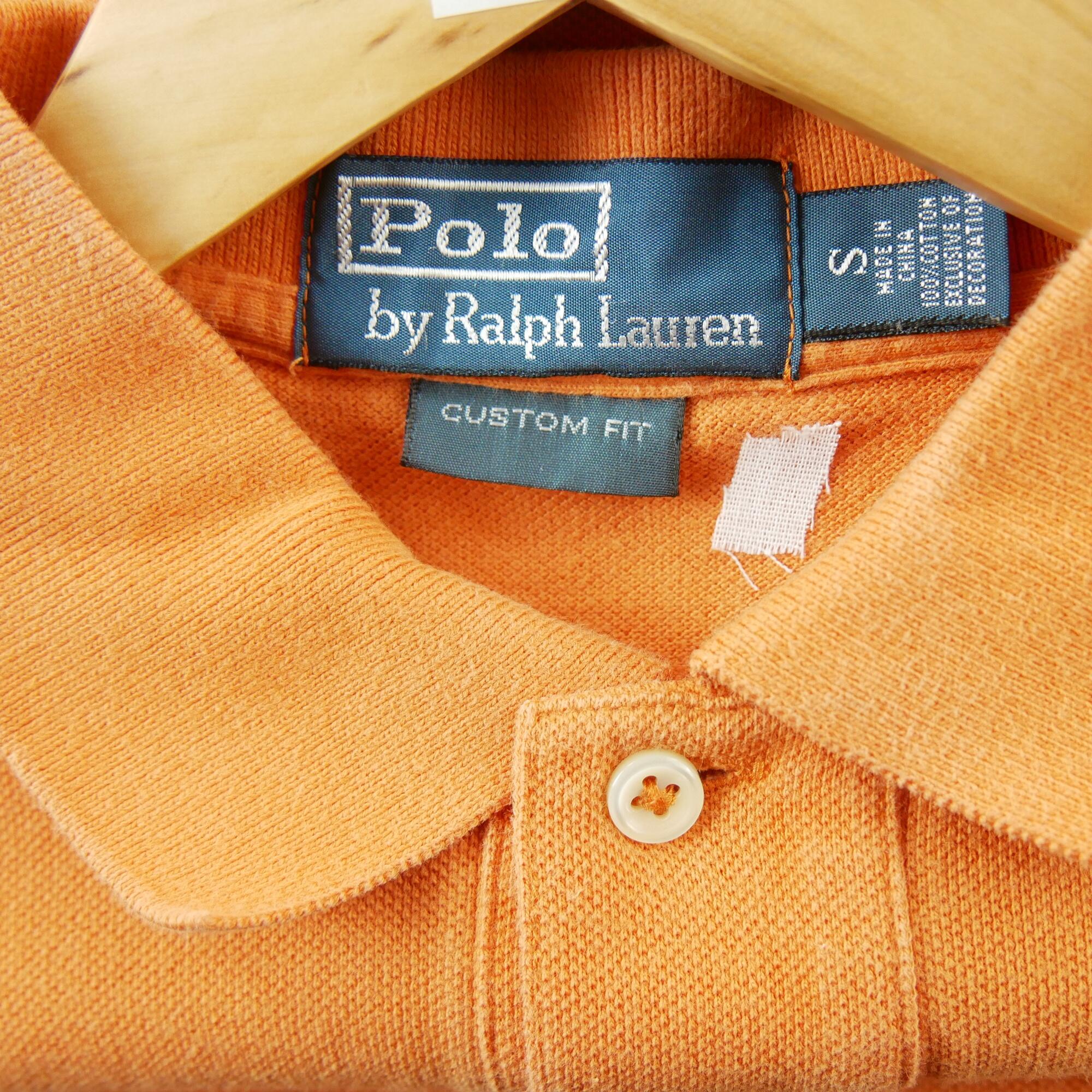 Segunda vida - Polo de mangas compridas masculino Custom Fit - Em bom estado 7/7