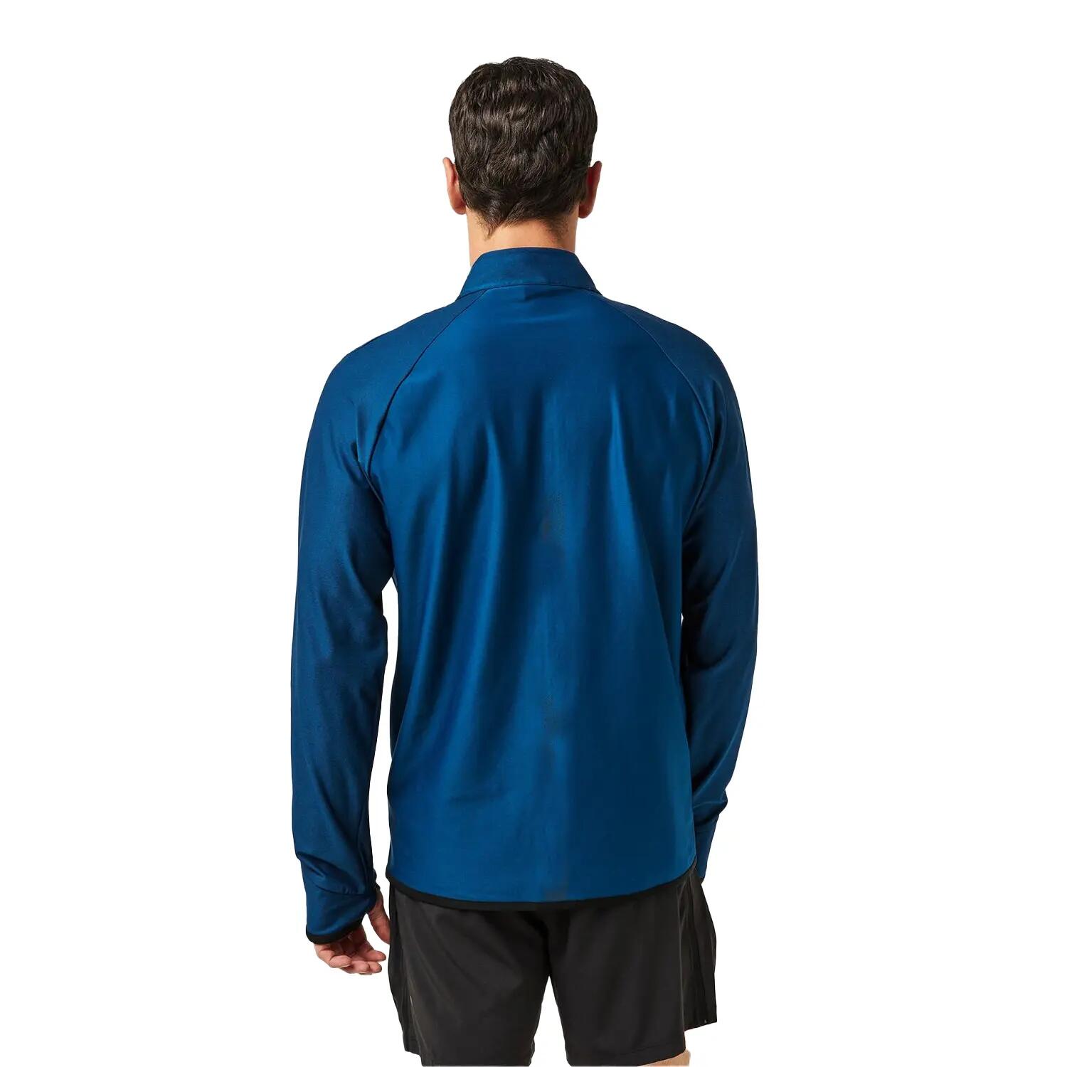 Sweatshirt für , Aktiv, Regulär, Raglanärmel Herren Blau 4/4