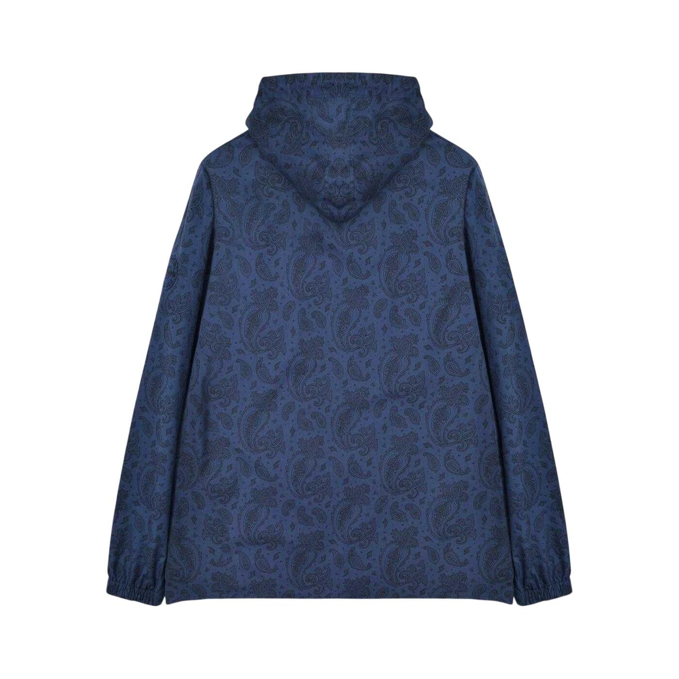 Mens Hooded Jacket (Blue Print) 2/3