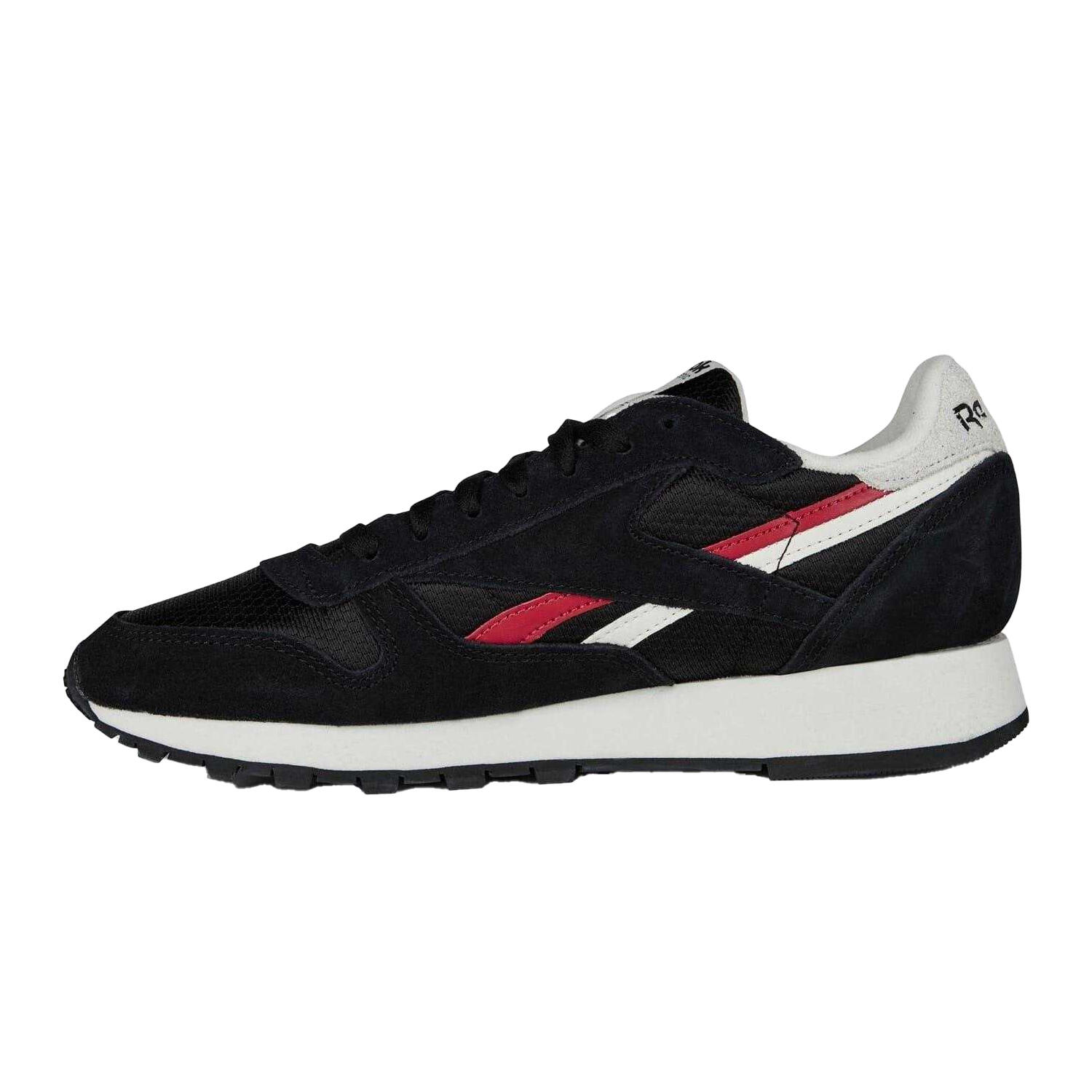 "Classic" Sneaker für , Leder Herren Schwarz/Kreide 3/4
