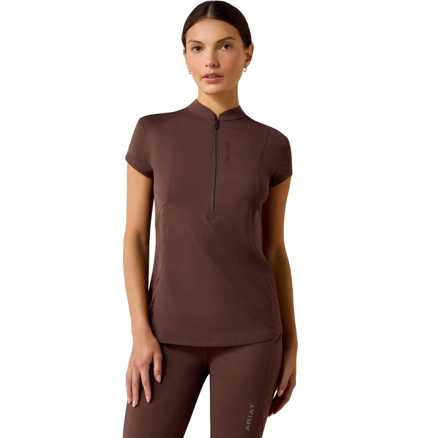 Maillot équitation 1/2 zip femme Ariat 1/5