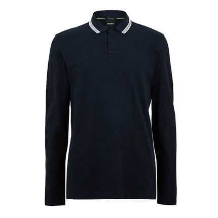 Polo Manches Longues PLISY Homme (Bleu Marine)