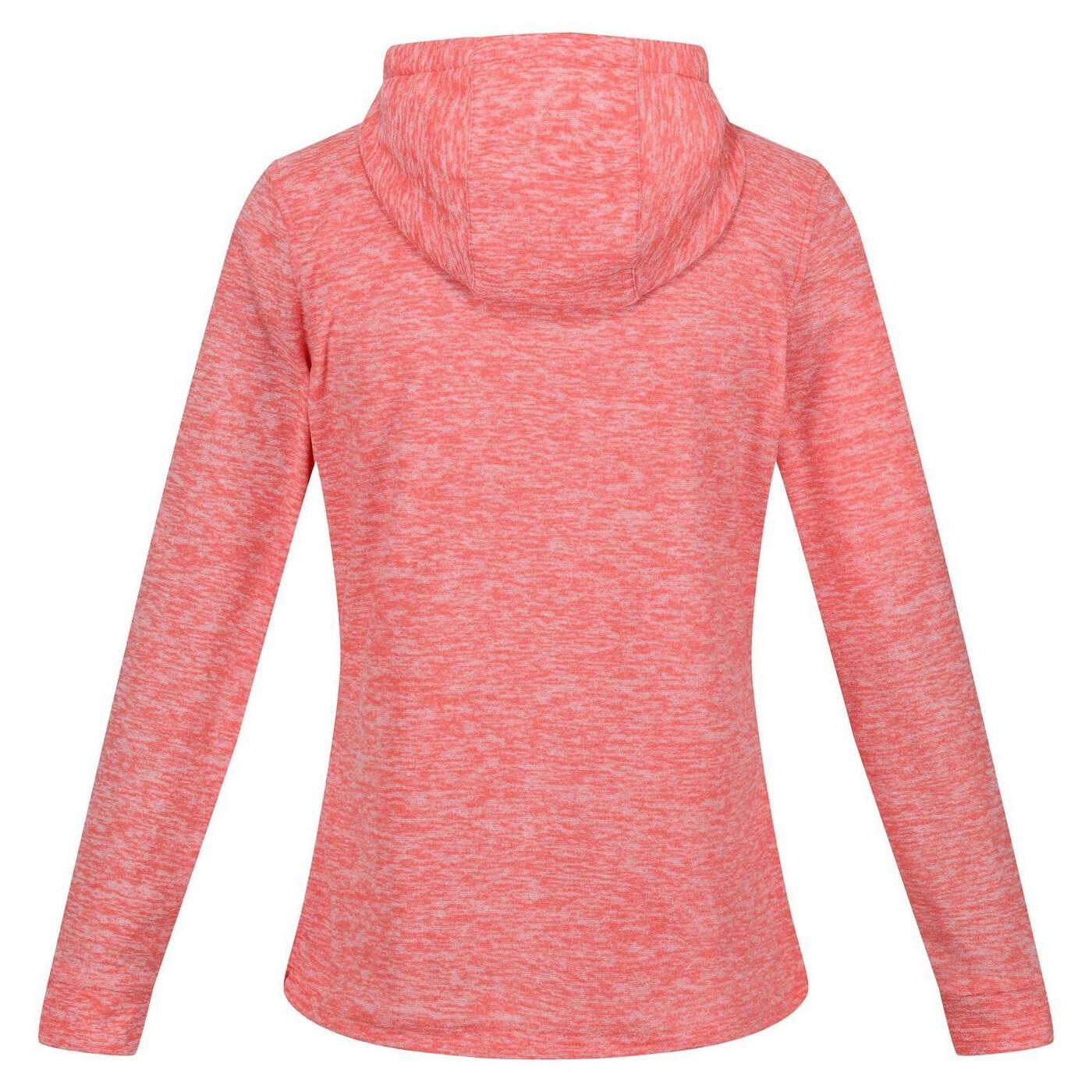 Womens/Ladies Azaelia Regular LongSleeved Hoodie (Peach Blossom Marl) 2/5