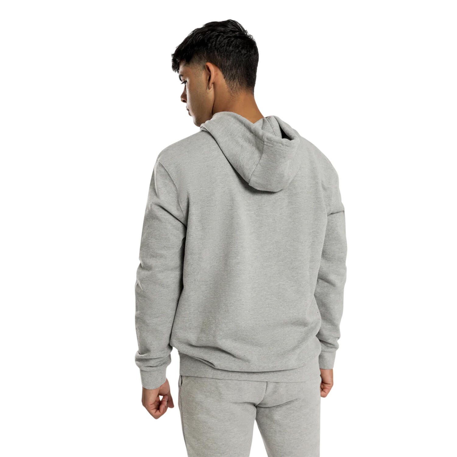 Kapuzenpullover für Herren Grau meliert 3/3