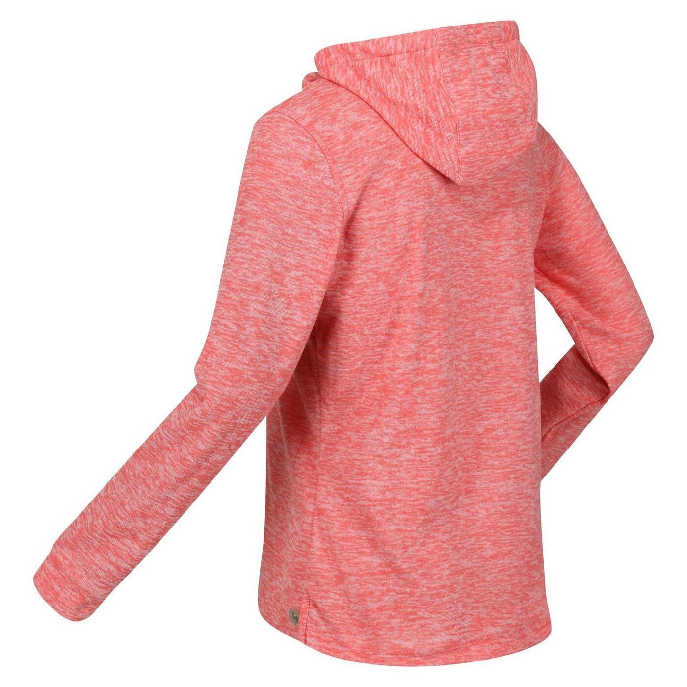 Womens/Ladies Azaelia Regular LongSleeved Hoodie (Peach Blossom Marl) 4/5