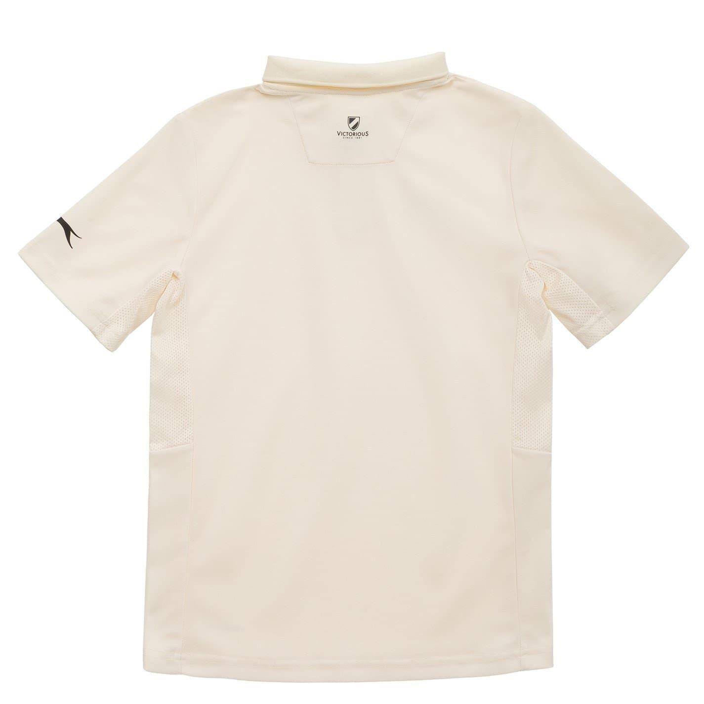 Maglia Da Cricket Logo Ragazzi Slazenger Crema 2/5