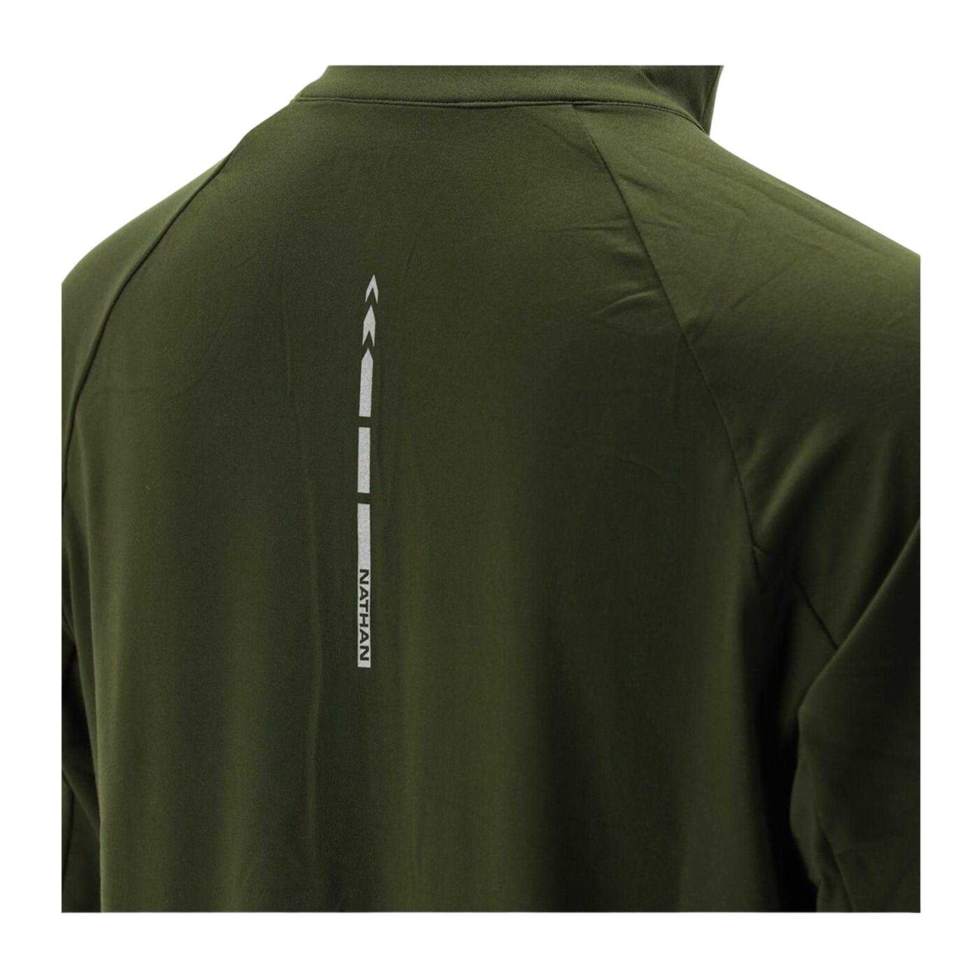 "Tempo" TShirt für , mit kurzem Reißverschluss, Raglanärmel Herren Tannengrün 4/4