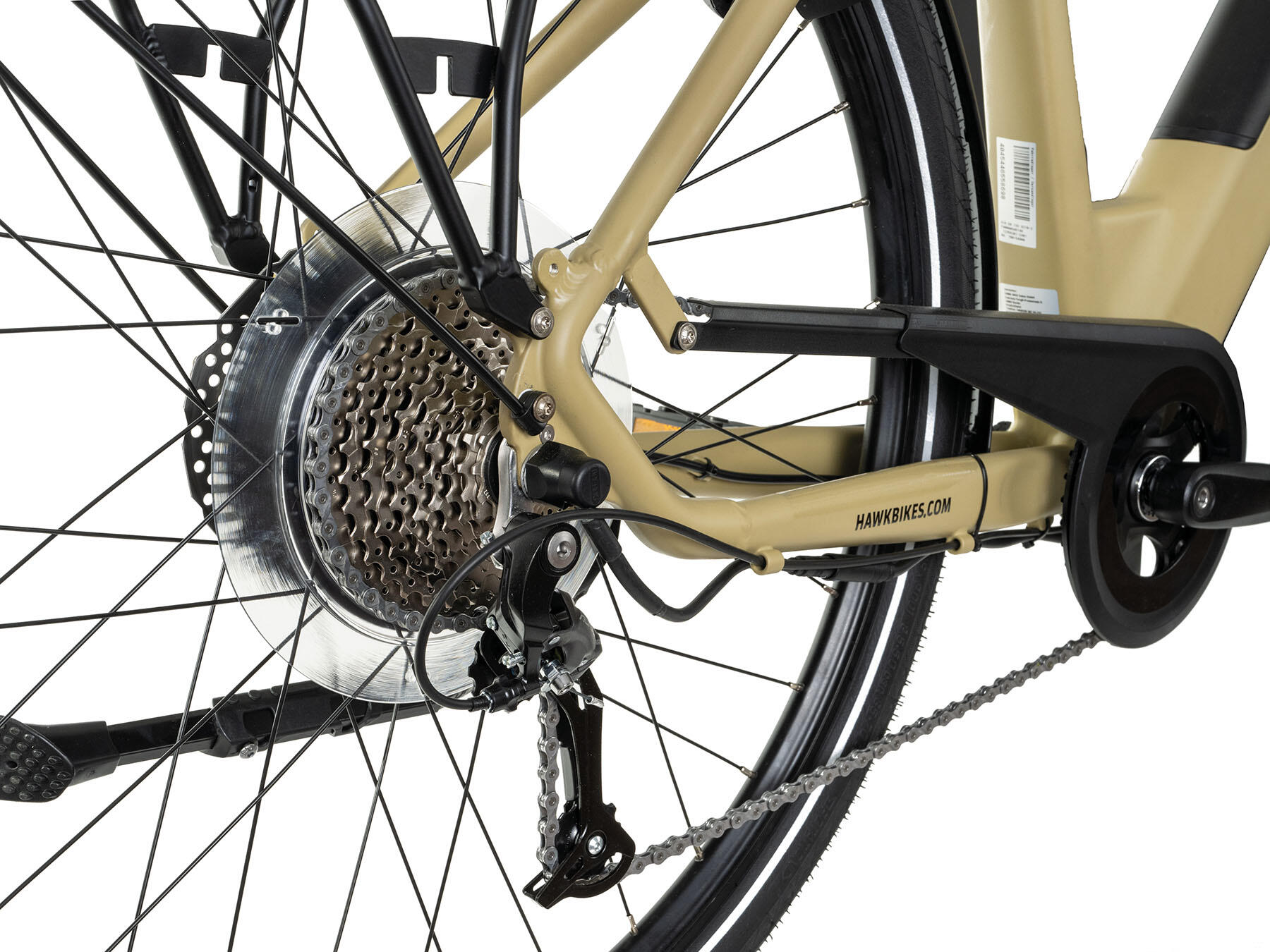 HAWK e-Trekking Bafang  Damen E-Bike mit Integrierten Akku 5/6
