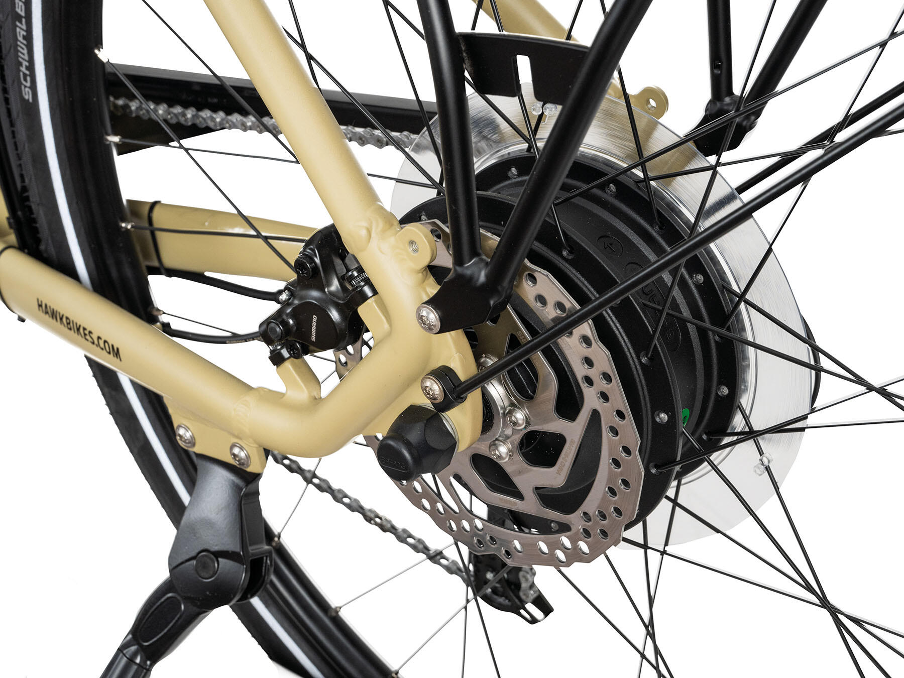 HAWK e-Trekking Bafang  Damen E-Bike mit Integrierten Akku 6/6